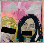 Paintings, by Kellesimone Waits